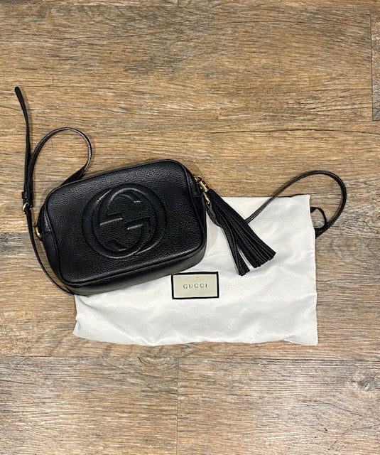 GUCCI Soho Small Leather Disco Bag