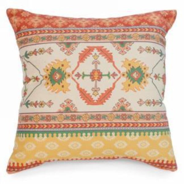 NEW! Orange & Yellow Motif Cushion