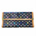 LOUIS VUITTON Black Monogram Multicolor Porte-Tresor International Wallet