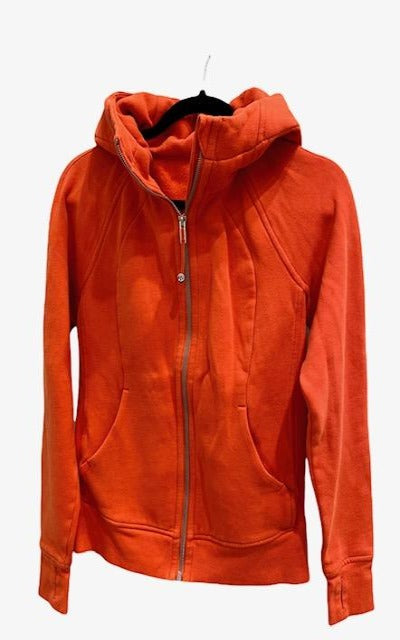 LULULEMON Orange Scuba Full Zip Hoodie (6)