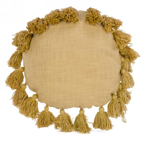 ROUND Cushion With Tassel