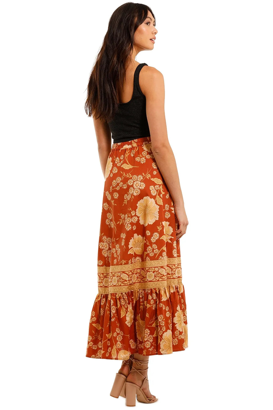 SPELL Sloan Midi Skirt (S)