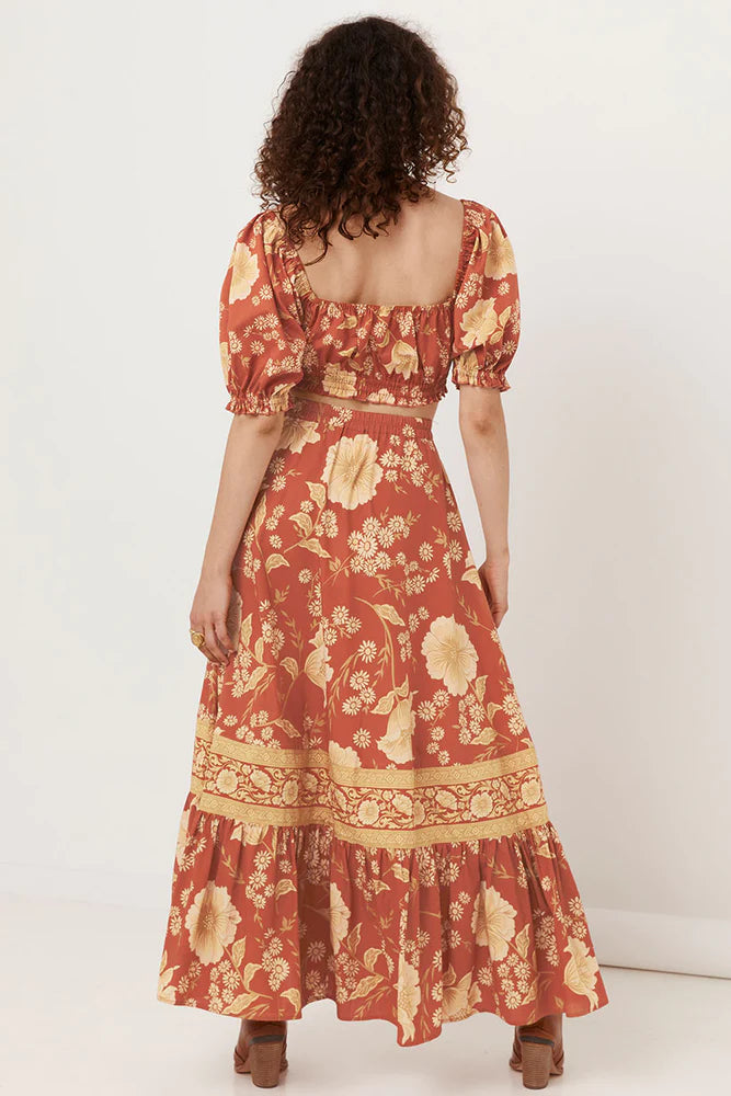 SPELL Sloan Midi Skirt (S)