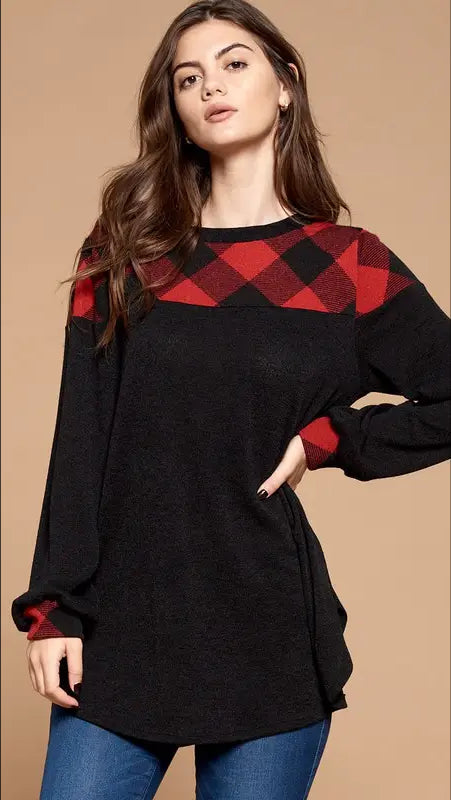 Buffalo Check Top (3 Colours) S-L