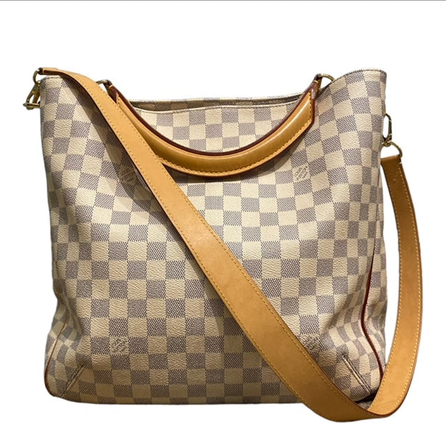 LOUIS VUITTON Damier Azur Soffi Shoulder Tote Handbag – Bella Women's  Consignment Boutique