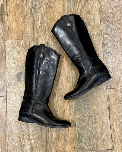 FRYE Women Melissa Lug Botton Boots (8.5)
