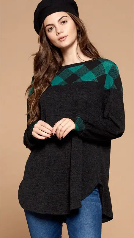 Buffalo Check Top (3 Colours) S-L