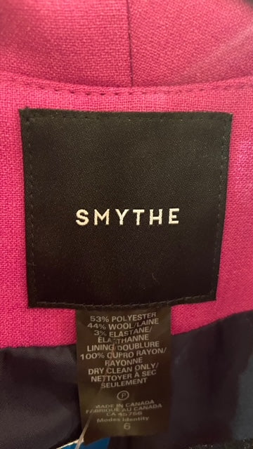 SMYTHE-Long 1 Button Blazer (6) fits 4