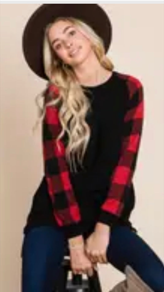 Buffalo Check Tunic (2 colours) S-L