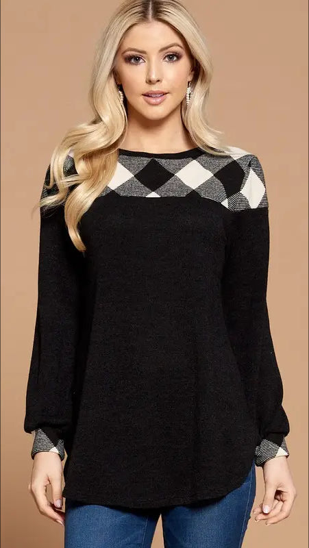 Buffalo Check Top (3 Colours) S-L