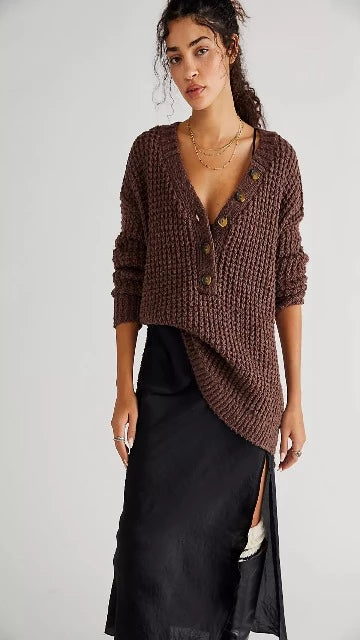 FREE PEOPLE Whistle Thermal Henely