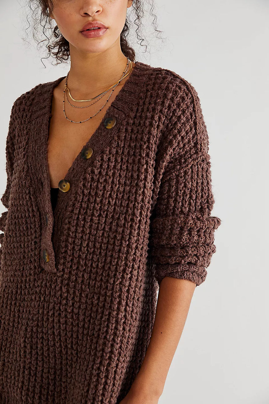 FREE PEOPLE Whistle Thermal Henely