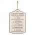NEW! Hanging Plaque - 5 Deadly Terms