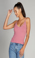 NEW! Bamboo Tank w/Lace Trim