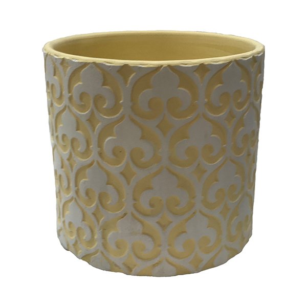 YELLOW/WHITE Planter