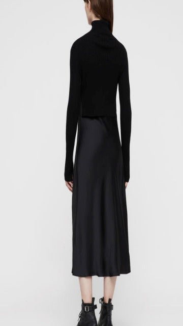 ALL SAINTS Kowlo Roll Neck Dress (M)