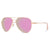 NEW! Polarized Pink/Gold Metal Frame Sunglasses