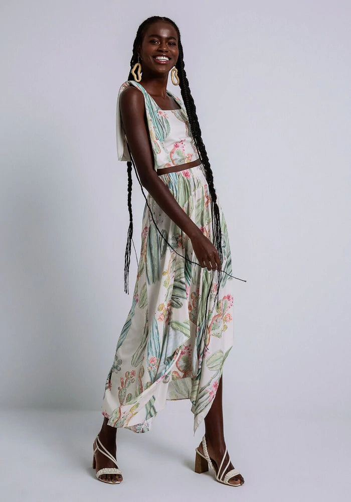LEZ A LEZ Cactus Midi Skirt