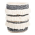 SAMBA Fringed Gray Knit Basket